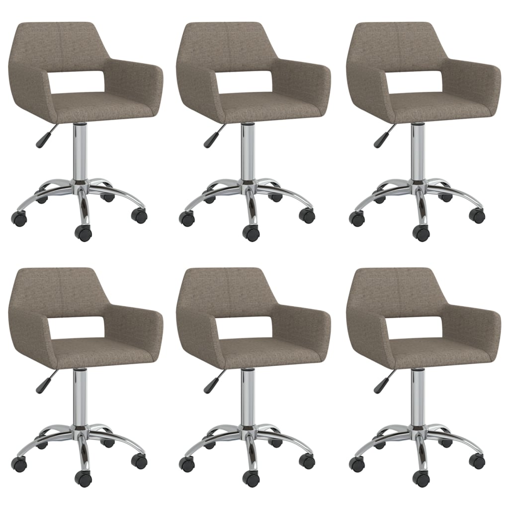 8720286776421_a_en_hd_1 Bild på vidaXL Snurrbara matstolar 6 st taupe tyg