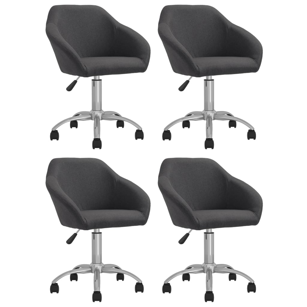 8720286778586_a_en_hd_1 Bild på vidaXL Snurrbara matstolar 4 st mörkgrå tyg