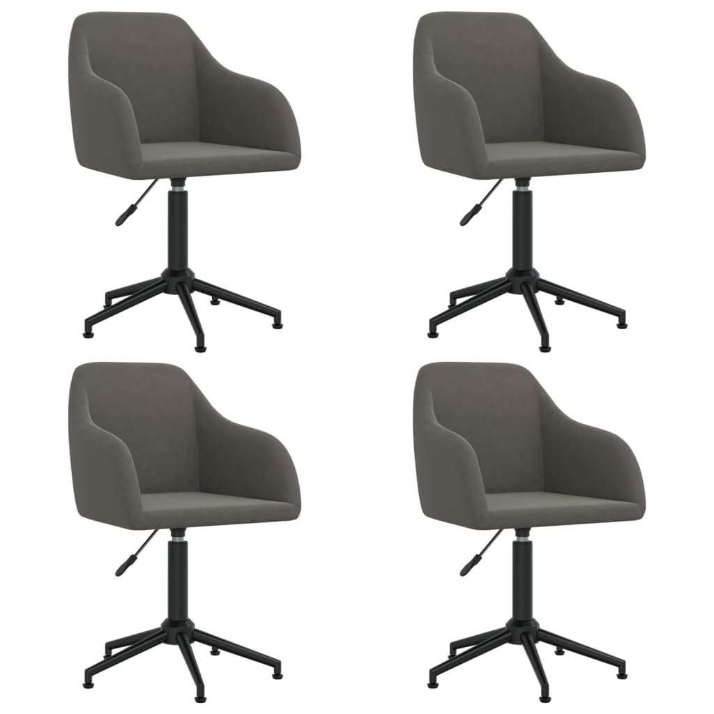 8720286781357_a_en_hd_1 Bild på vidaXL Snurrbara matstolar 4 st mörkgrå sammet