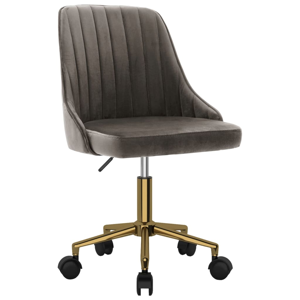 8720286784068_a_en_hd_1 Bild på vidaXL Snurrbar kontorsstol mörkgrå sammet
