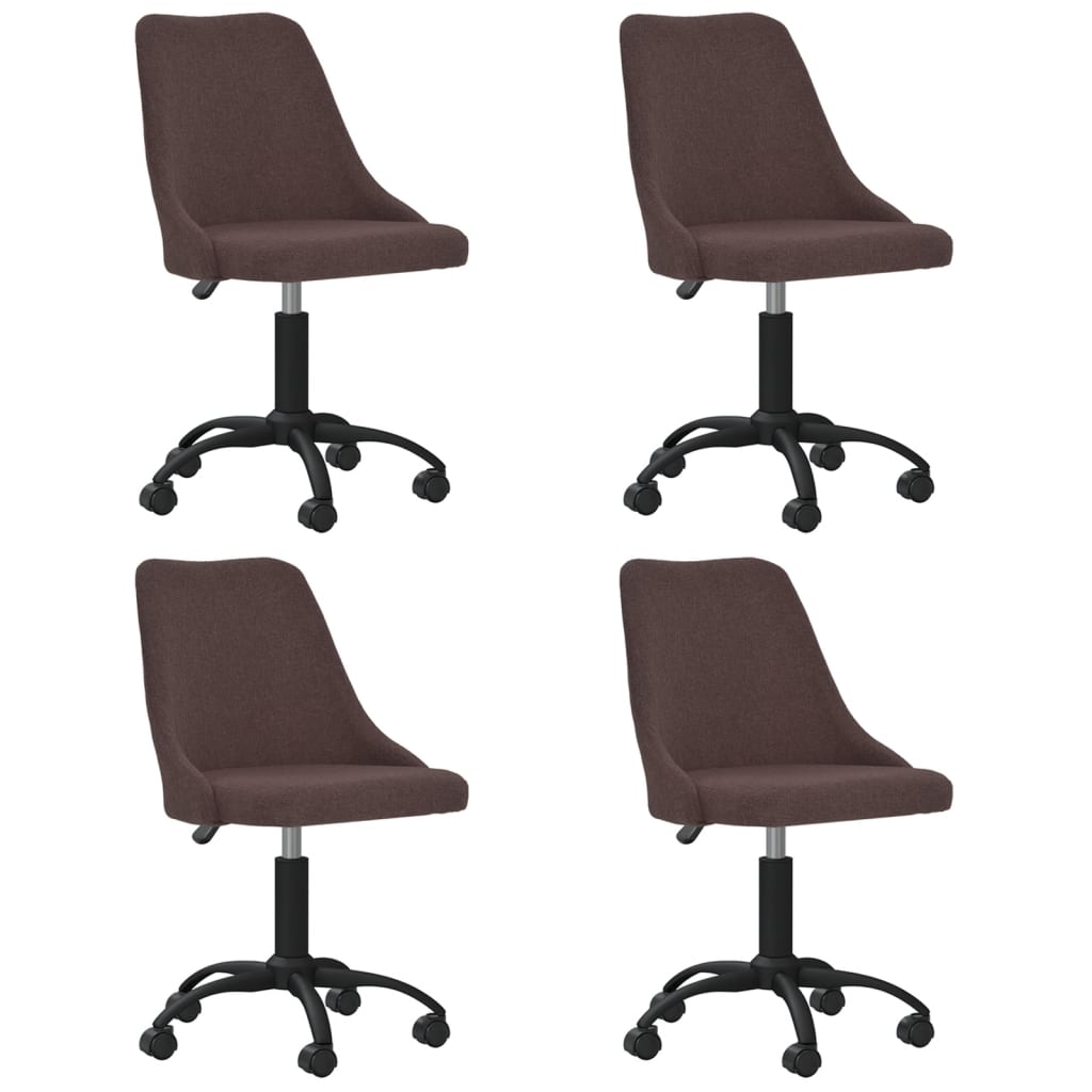 8720286784662_a_en_hd_1 Bild på vidaXL Snurrbara matstolar 4 st mörkbrun tyg