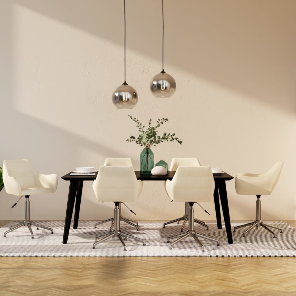 8720286786062_m_en_hd_1 Bild på vidaXL Snurrbara matstolar 6 st gräddvit tyg