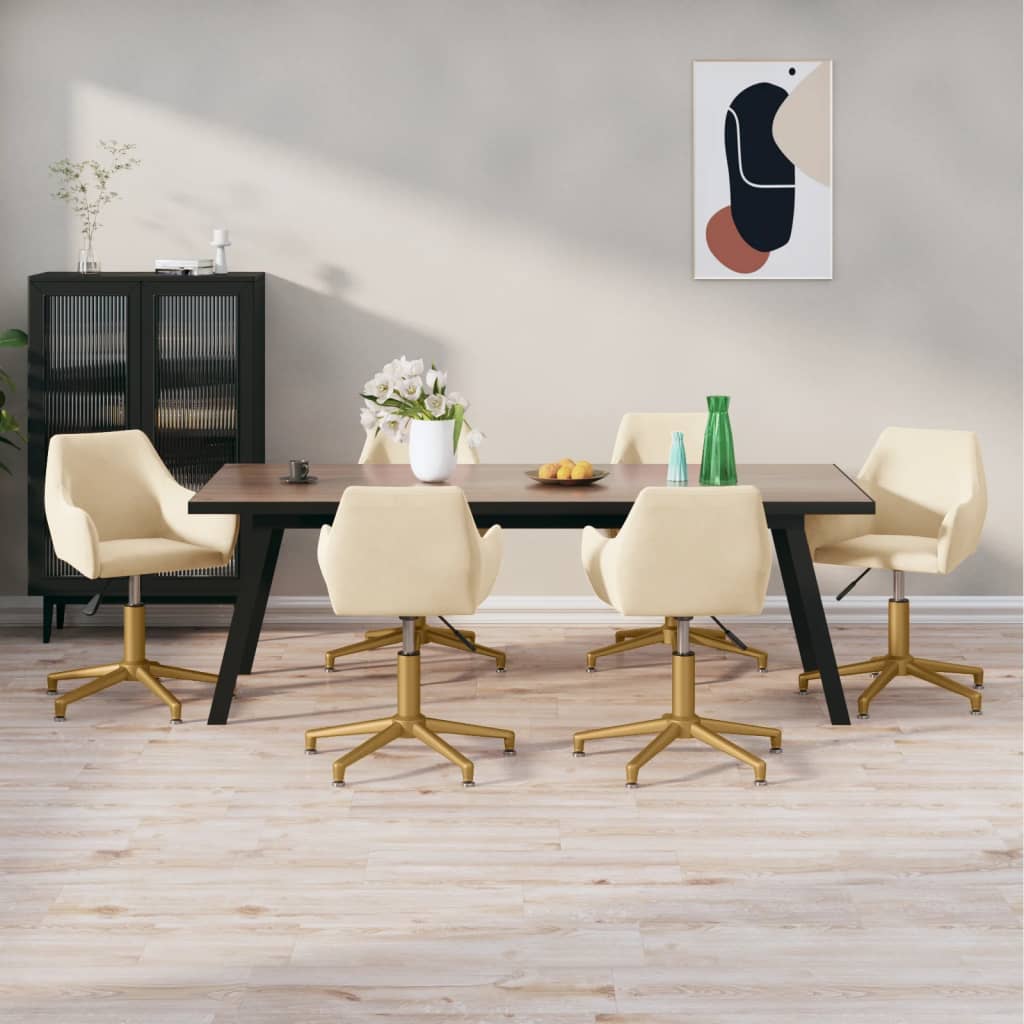 8720286787144_m_en_hd_1 Bild på vidaXL Snurrbara matstolar 6 st gräddvit sammet