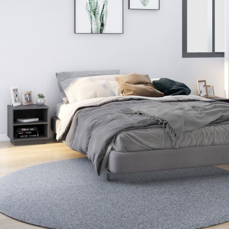 Bild på vidaXL Sängbord 2 st grå 40x34x40 cm massiv furu