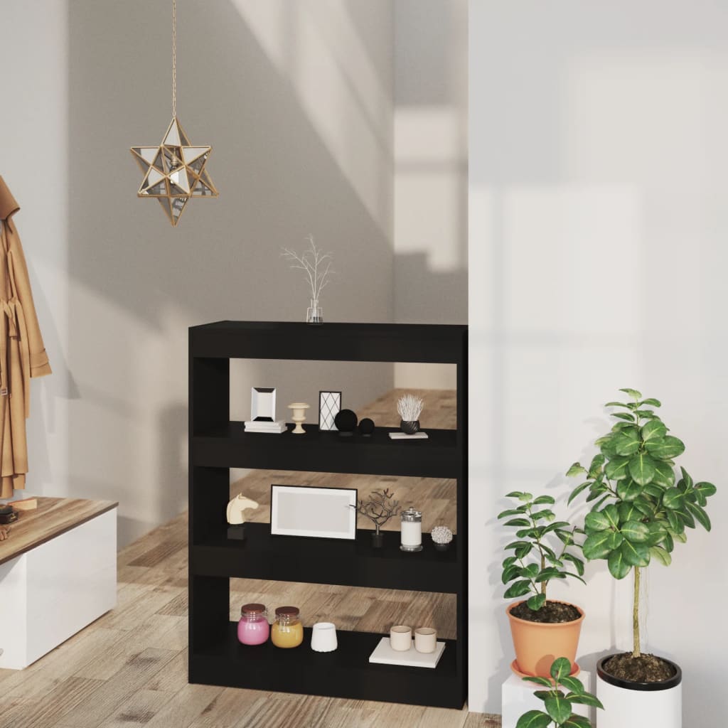 8720286843475_m_en_hd_1 Bild på vidaXL Bokhylla/Rumsavdelare svart 80x30x103 cm konstruerat trä