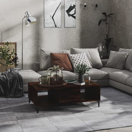 Bild på vidaXL Soffbord rökfärgad ek 103