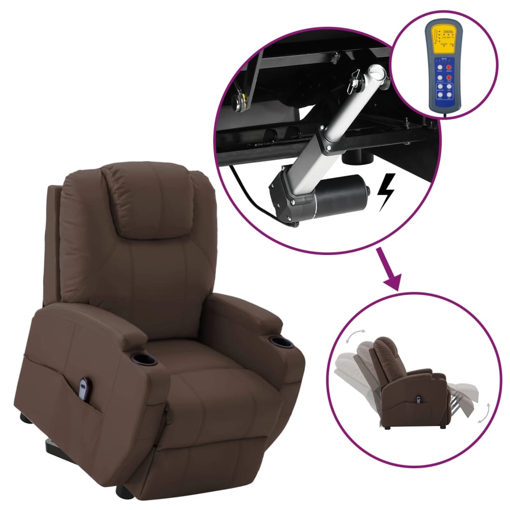 8720286903070_a_en_hd_1 Bild på vidaXL Reclinerfåtölj med uppresningshjälp brun konstläder