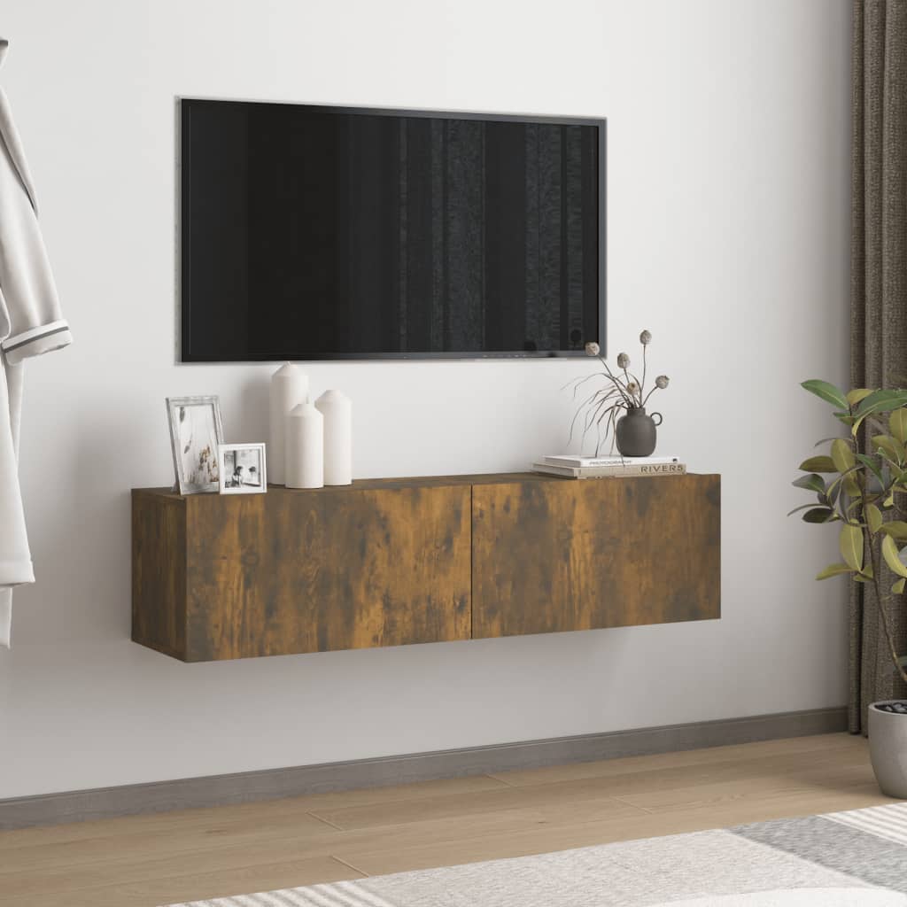 8720286931646_m_en_hd_1 Bild på vidaXL Tv-bänk för vägg rökfärgad ek 120x30x30 cm konstruerat trä