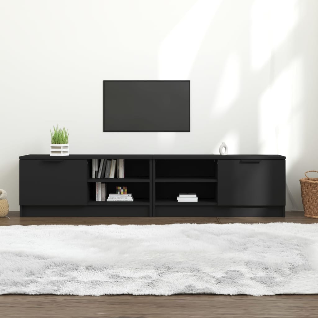 8720286965795_m_en_hd_1 Bild på vidaXL Tv-bänk 2 st svart 80x35x36