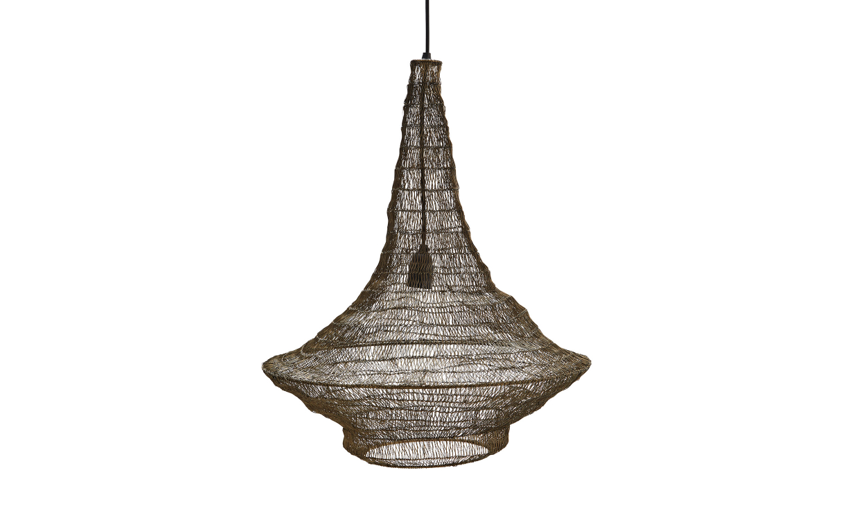 TEH715 Bild på TAKLAMPA Järn Antik Mässing från Madam Stoltz