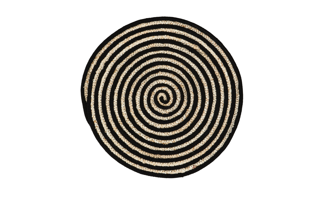 YL21-8607-1 Bild på UNDERLÄGG 38 cm Natur/Svart från Madam Stoltz