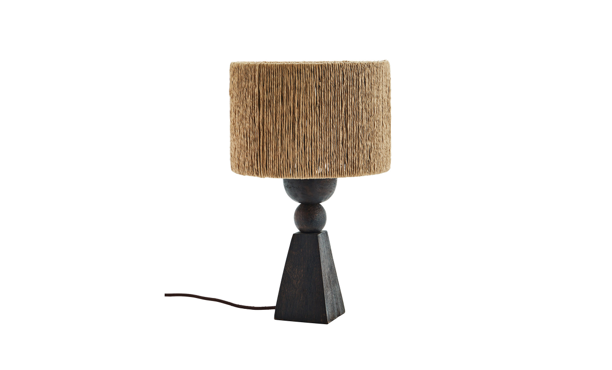 101-7028 Bild på BORDSLAMPA Mangoträ Natur från Madam Stoltz