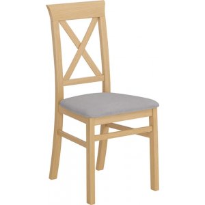 2 st Allan matstol - Grå/ek - Klädda & stoppade stolar