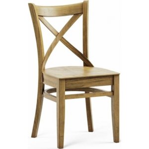 2 st Bistro matstol - Naturlig bok - Trästolar