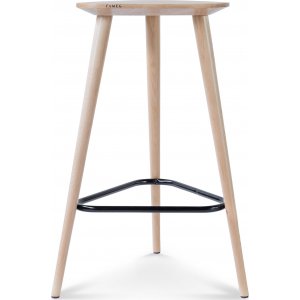 2 st Finn barstol 61 cm - Naturlig bok - Barstolar