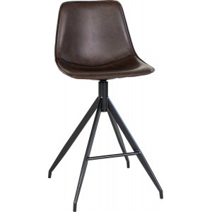 2 st Monaco barstol - Brun PU - Barstolar