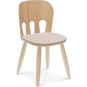 2 st Nino barnstol - Naturlig bok - Trästolar