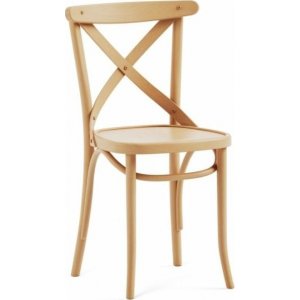 2 st No 150 matstol - Naturlig bok - Trästolar