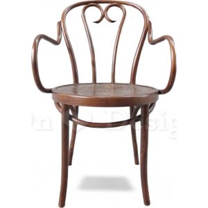 2 st No 16 karmstol - Naturlig bok - Karmstolar