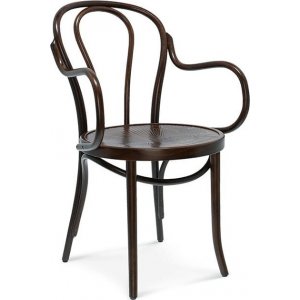 2 st No 18 karmstol - Naturlig bok - Karmstolar