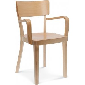 2 st Solid karmstol - Naturlig bok - Karmstolar