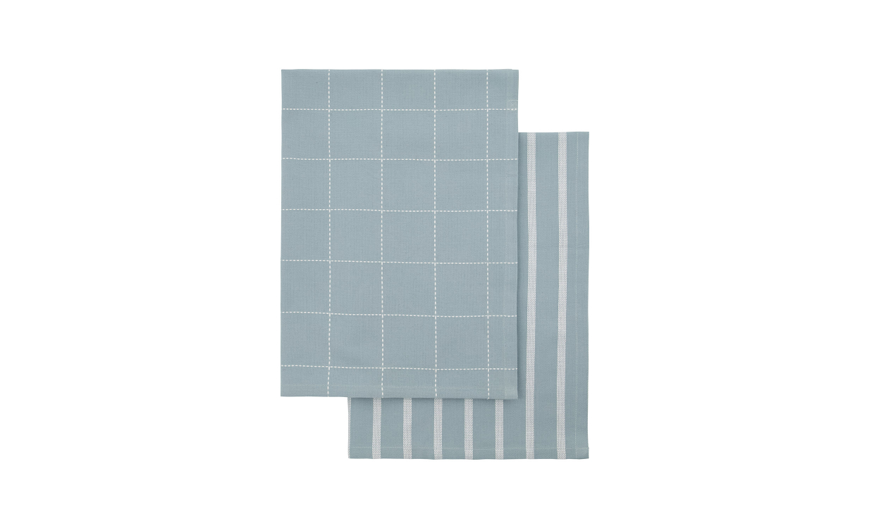 204031022 Bild på CLEAN Kökshandduk 2-pack Ljusblå från House Doctor
