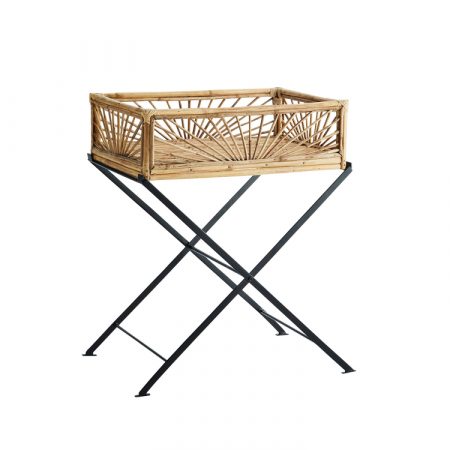 Bild på BAMBU Sidobord Natur/Svart från Madam Stoltz