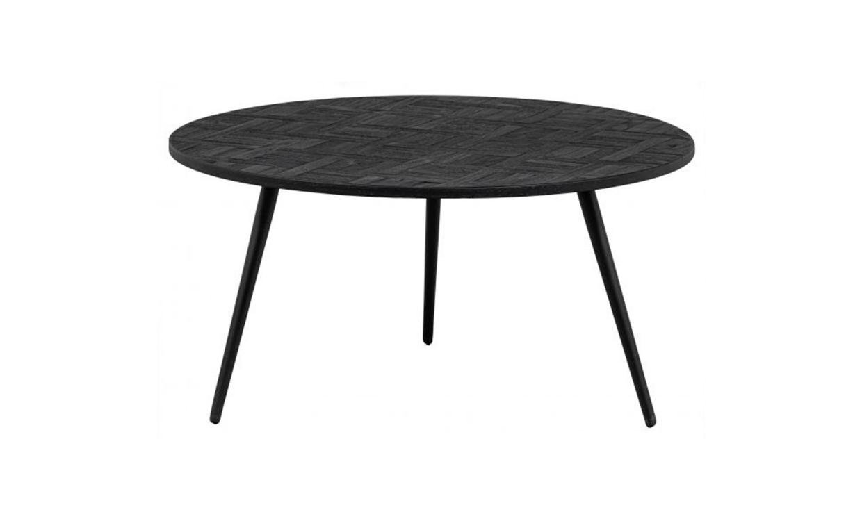 373920-Z Bild på LEO Soffbord 74cm Svart från WOOOD