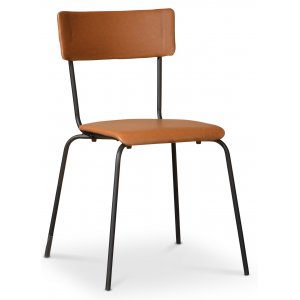 4 st Cliff stol - Svart/Brun - Klädda & stoppade stolar