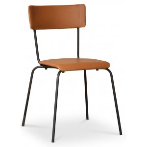 4 st Cliff stol - Svart/Brun - Klädda & stoppade stolar