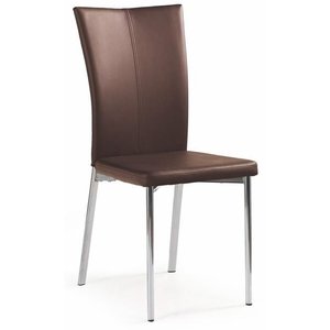 4 st Graham stol - mörkbrun -Matstolar & Köksstolar - Konstläderklädda stolar