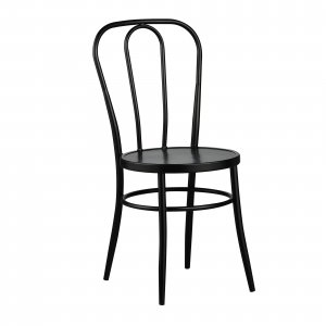 4 st Stol No18 - Svart - Metallstolar