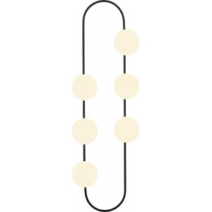Abakus vägglampa 4921 - Svart/vit - Väggplafonder & väggarmaturer
