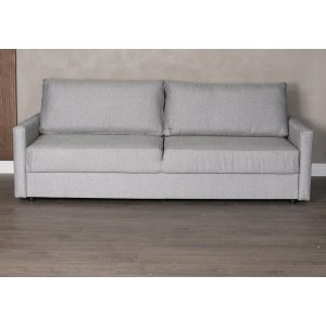 Alaska ljusgrå bäddsoffa 3-sits + Matt- och textilrengöring - 3-sits soffor