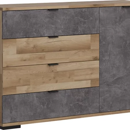 Arica skänk - Ek/grå - Skänkar & Sideboards -Skänkar & Sideboards - Hyllor & Förvaring