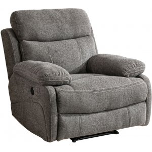 Arlo elektrisk reclinerfåtölj - Grå - Reclinerfåtöljer