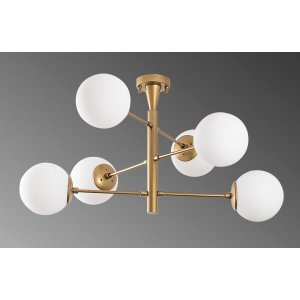 Arve taklampa 10173 - Guld/vit - Plafonder