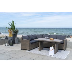 Asolo loungegrupp - Grå - Loungegrupper