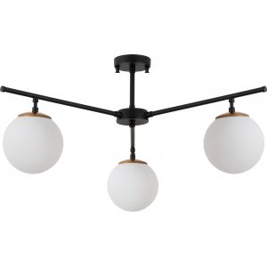 Atlas taklampa 10250 - Svart/guld/vit - Plafonder