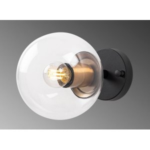 Atlas vägglampa 10225 - Svart - Väggplafonder & väggarmaturer