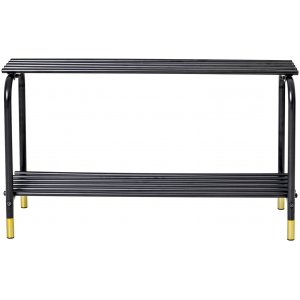 Basse skohylla - Svart/mässing - Skohyllor -Skohyllor - Hallmöbler