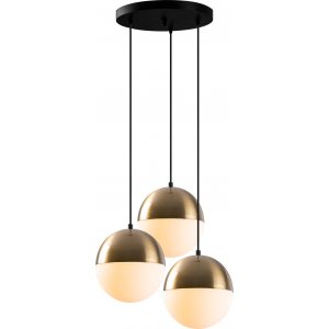 Bastos taklampa 6151 - Mässing/vit - Pendellampor