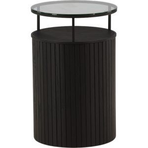 Bovall sidobord Ø37 cm - Svart - Sidobord & lampbord