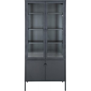 Brisbane vitrinskåp - Svart - Vitrinskåp & Glasskåp -Vitrinskåp & Glasskåp - Hyllor & Förvaring