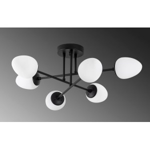 Camflo taklampa 10385 - Svart/vit - Plafonder