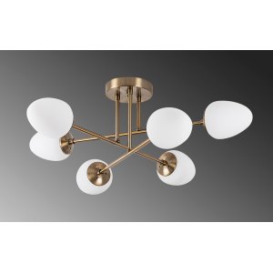 Camflo taklampa 10390 - Vintage/vit - Plafonder