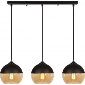 Camini taklampa 872 - Svart/honung - Pendellampor