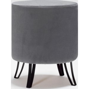 Carmen sittpuff - Grå - Fotpallar