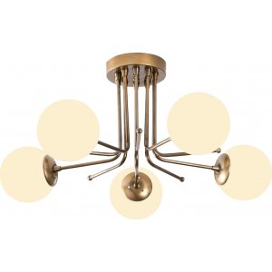 Daisy taklampa 146-AV2 - Guld/vit - Plafonder