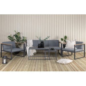 Dakar loungegrupp - Grå - Loungegrupper